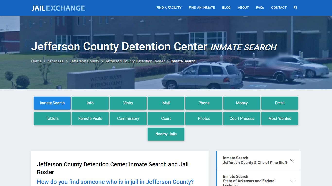 Jefferson County Detention Center Inmate Search - Jail Exchange
